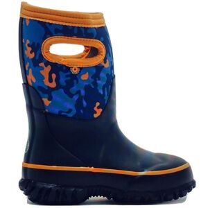 BOGS Kids Grasp Camo Print Navy Multi Rain/Snow Boots size 10